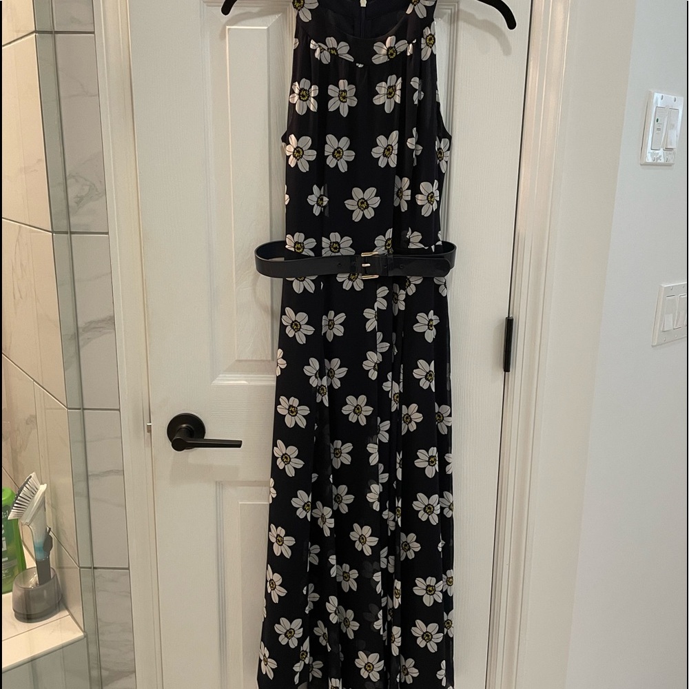 Tommy Hilfiger maxi dress sleeveless size 2 Navy Blue
